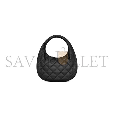 YSL ICARINO IN QUILTED NAPPA 851689AAANG1000 (17*15.5*3cm)